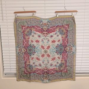 Johnny Was silk scarf